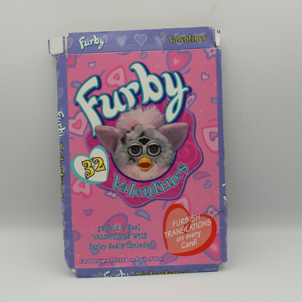 Vintage 1999 Furby Valentine's Day 29 Cards No Stickers Furbish 90s Y2K Retro